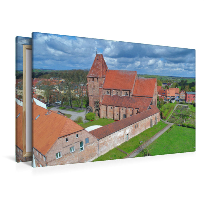 Premium Textil-Leinwand Premium Textil-Leinwand 120 cm x 80 cm quer Kloster Rehna