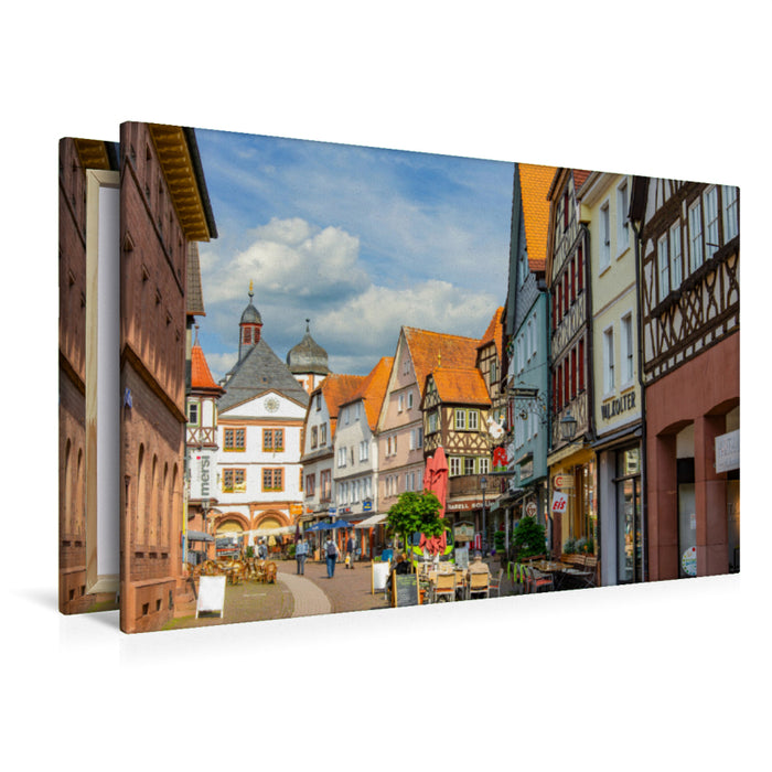 Premium Textil-Leinwand Premium Textil-Leinwand 120 cm x 80 cm quer Ein Motiv aus dem Kalender Lohr am Main Impressionen