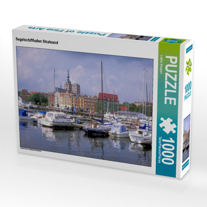 Segelschiffhafen Stralsund - CALVENDO Foto-Puzzle - calvendoverlag 29.99