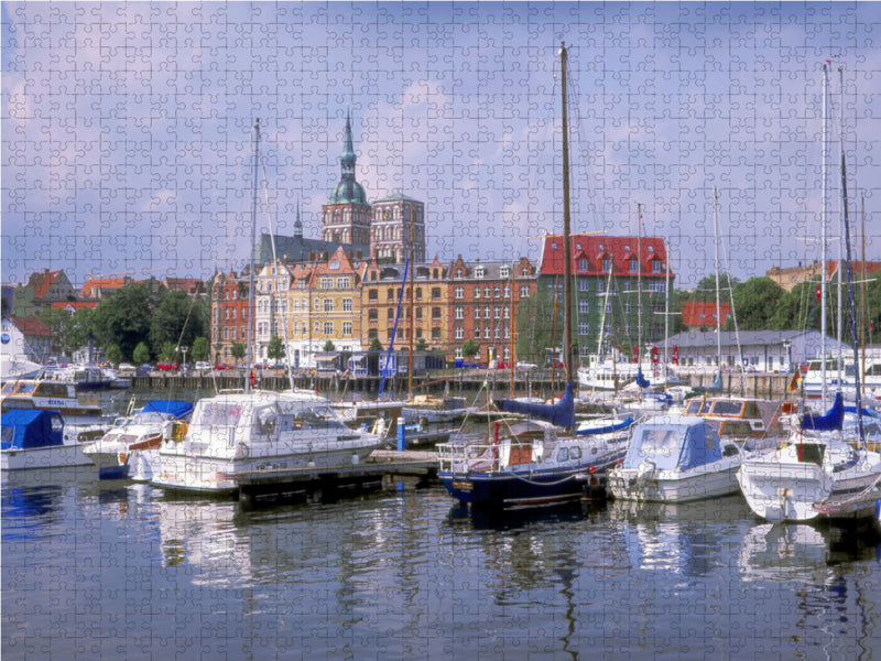 Segelschiffhafen Stralsund - CALVENDO Foto-Puzzle - calvendoverlag 29.99