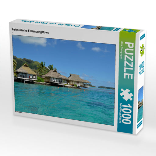 Polynesische Ferienbungalows - CALVENDO Foto-Puzzle - calvendoverlag 29.99
