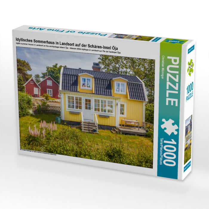 Idyllisches Sommerhaus in Landsort auf der Schären-Insel Öja - CALVENDO Foto-Puzzle - calvendoverlag 29.99