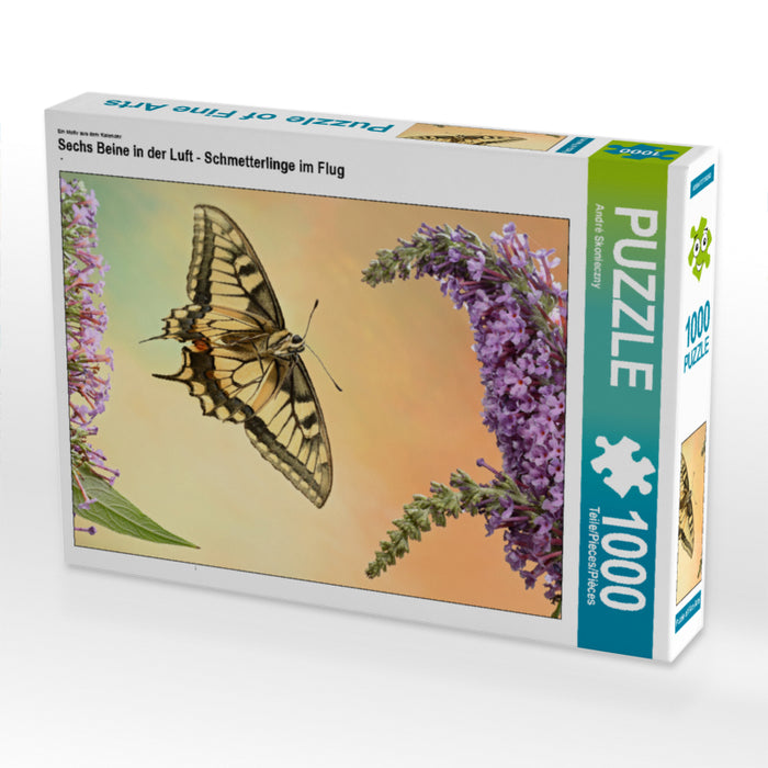 Sechs Beine in der Luft - Schmetterlinge im Flug - CALVENDO Foto-Puzzle - calvendoverlag 29.99
