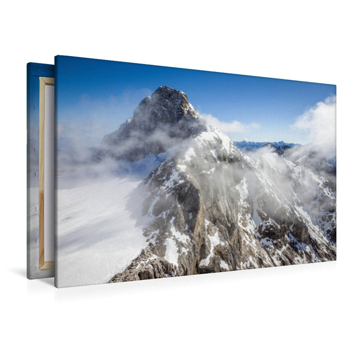 Premium Textil-Leinwand Premium Textil-Leinwand 120 cm x 80 cm quer Hoher Dachstein (2.995 m)