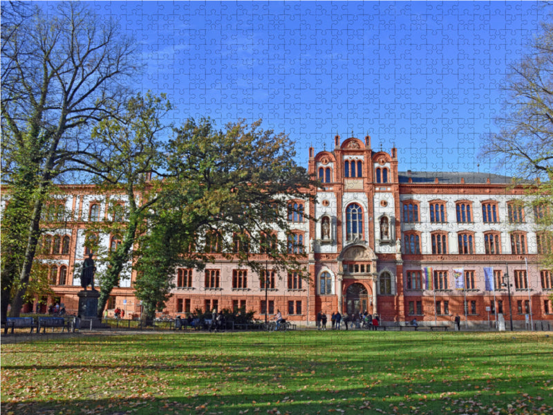 Die 1419 gegründete Universität Rostock ist die Älteste im Ostseeraum - CALVENDO Foto-Puzzle - calvendoverlag 29.99