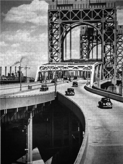 Triborough Bridge, East 125th Street approach, Manhattan, 1936 - CALVENDO Foto-Puzzle - calvendoverlag 39.99