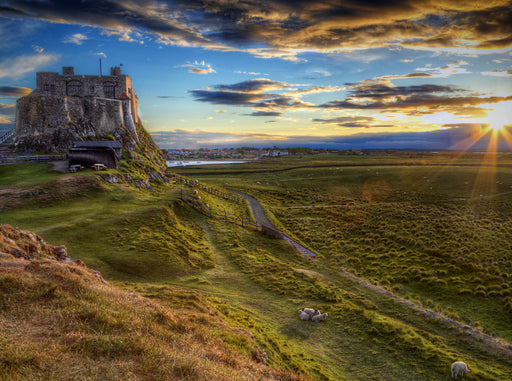 England - Lindisfarne Castle - CALVENDO Foto-Puzzle - calvendoverlag 39.99