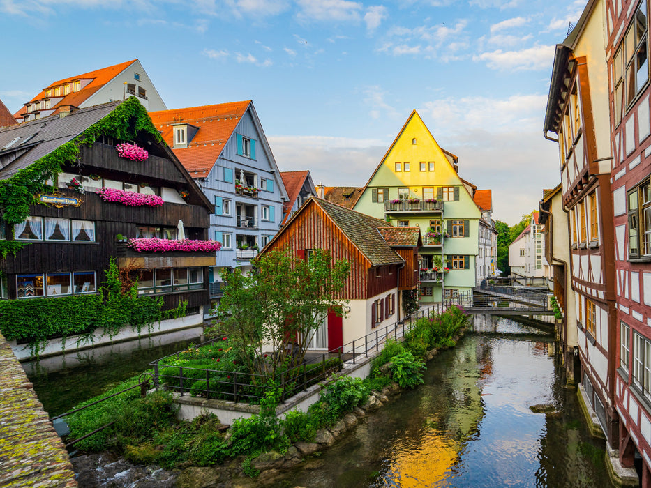 Blick von der Blaubrücke auf die Große Blau - CALVENDO Foto-Puzzle - calvendoverlag 29.99