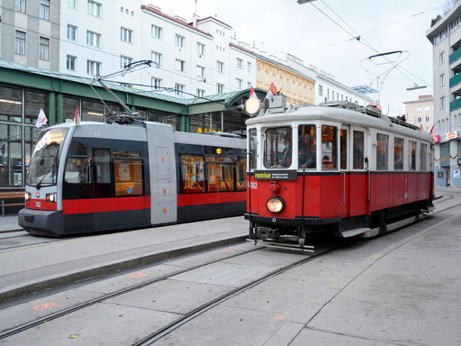 Historisch und Modern - Mit der Straßenbahn durch Wien - CALVENDO Foto-Puzzle - calvendoverlag 29.99