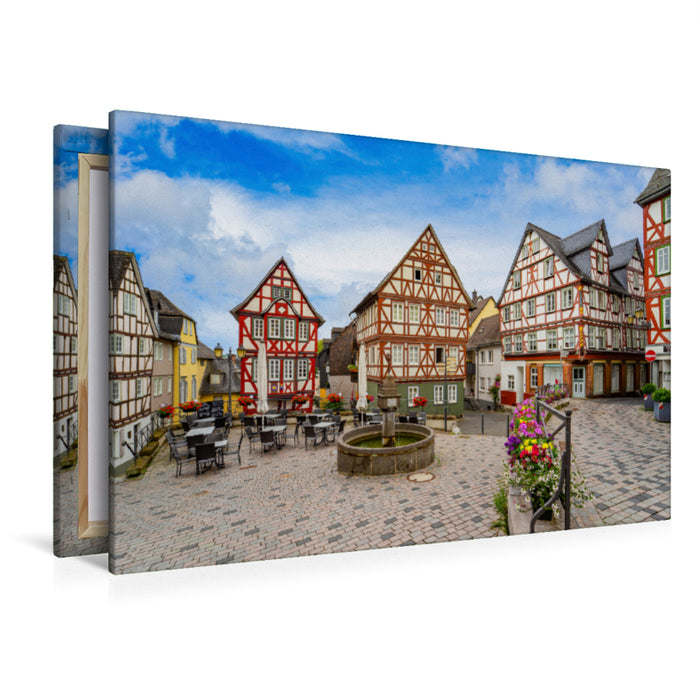 Premium Textil-Leinwand Premium Textil-Leinwand 120 cm x 80 cm quer Ein Motiv aus dem Kalender Wetzlar Impressionen