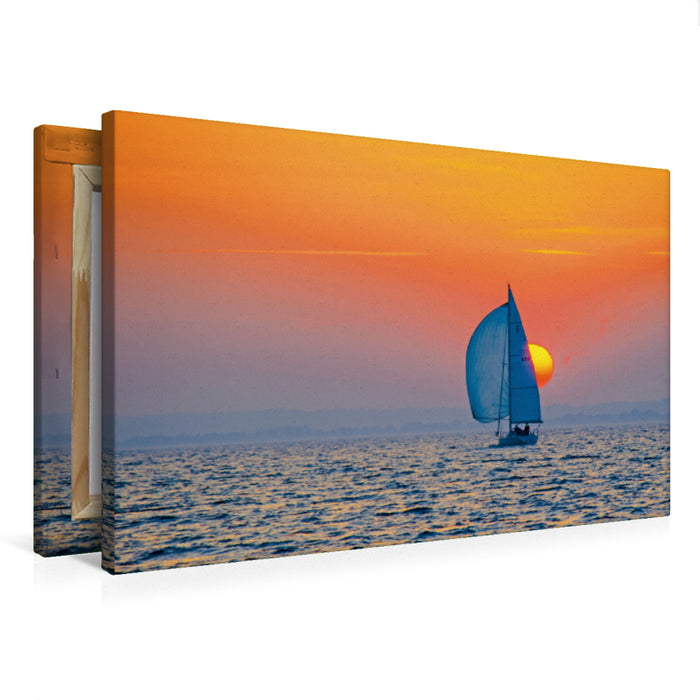 Premium Textil-Leinwand Premium Textil-Leinwand 75 cm x 50 cm quer Sundowner