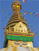 Der obere Teil des berühmten Stupa von Swayambhunath im Westen von Kathmandu - CALVENDO Foto-Puzzle - calvendoverlag 29.99