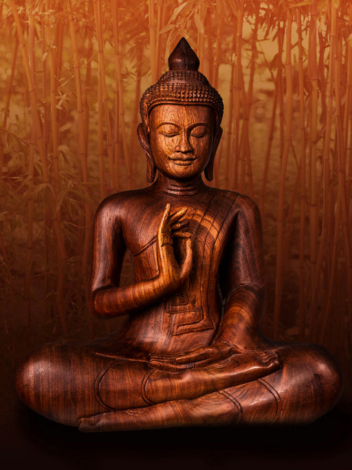 Buddhistischer Mönch im Lotussitz - CALVENDO Foto-Puzzle - calvendoverlag 29.99
