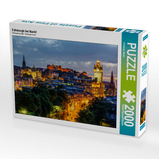 Edinburgh bei Nacht - CALVENDO Foto-Puzzle - calvendoverlag 29.99