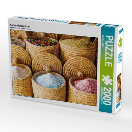 Körbe mit Gewürzen - CALVENDO Foto-Puzzle - calvendoverlag 39.99