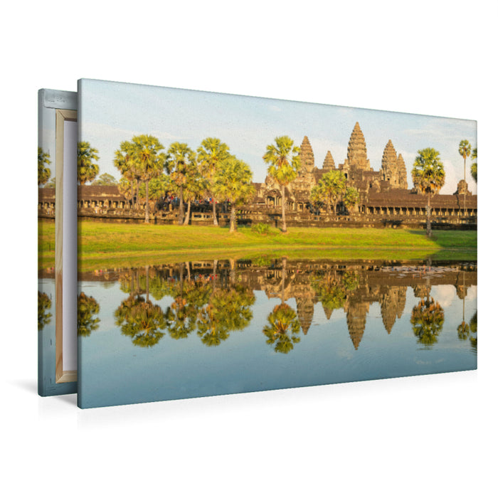 Toile textile premium Toile textile premium 120 cm x 80 cm paysage Angkor Wat, Siem Reap, Cambodge 