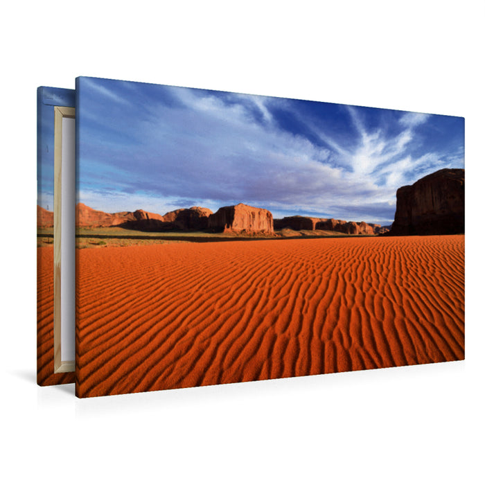 Premium Textil-Leinwand Premium Textil-Leinwand 120 cm x 80 cm quer Monument Valley