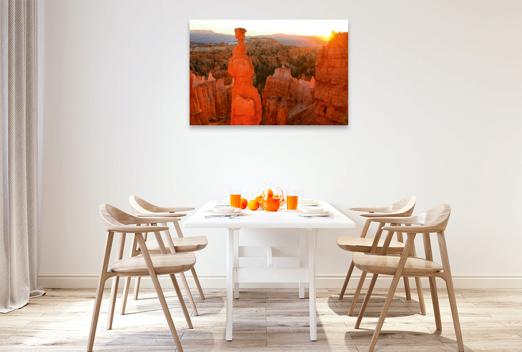 Premium Textil-Leinwand Premium Textil-Leinwand 120 cm x 80 cm quer Bryce Canyon, National Park, Utah, USA