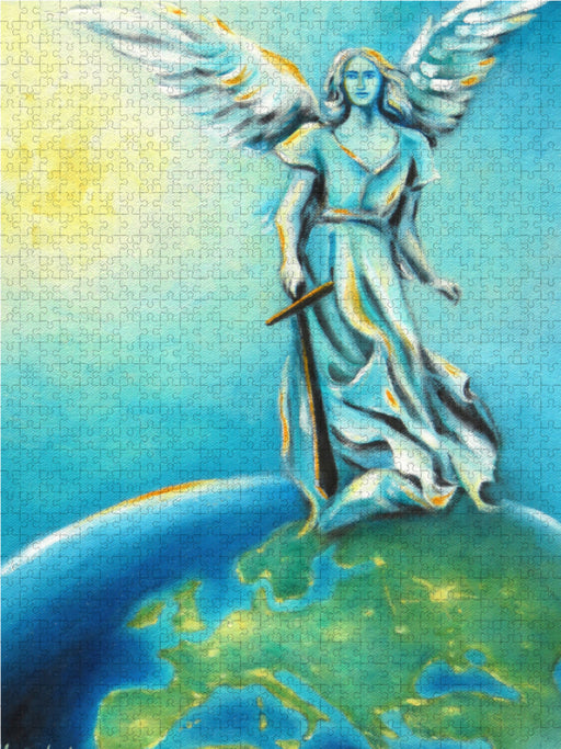 Erzengel Michael als Schutzengel der Erde - CALVENDO Foto-Puzzle - calvendoverlag 39.99