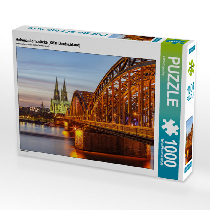 Hohenzollernbrücke (Köln-Deutschland) - CALVENDO Foto-Puzzle - calvendoverlag 29.99