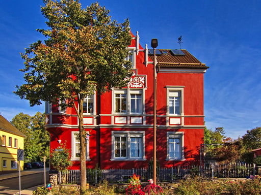 Das rote Haus, Frankfurter / Ecke Thomasstraße - CALVENDO Foto-Puzzle - calvendoverlag 29.99