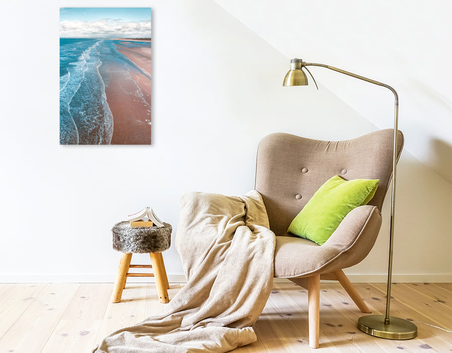 Premium Textil-Leinwand Premium Textil-Leinwand 50 cm x 75 cm hoch Ein Motiv aus dem Kalender Strandmomente - Kalender 2020