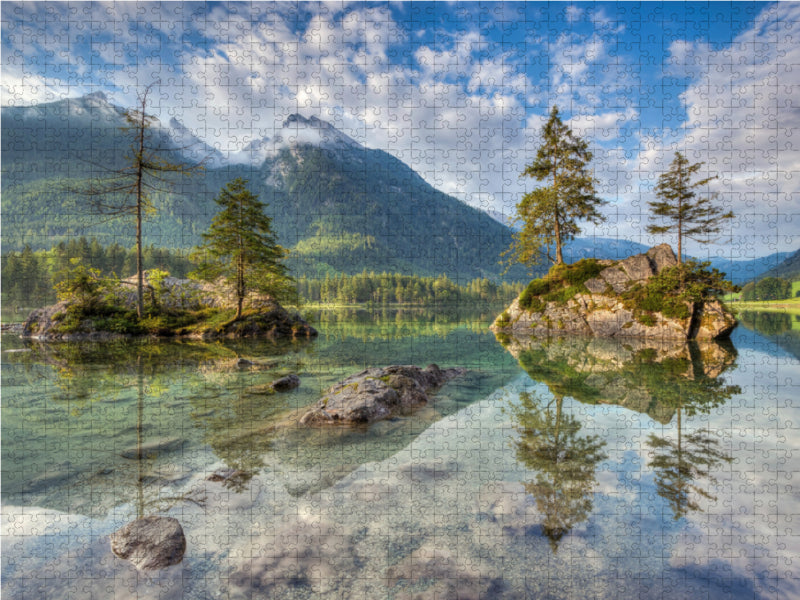 Hintersee im Berchtesgadener Land - CALVENDO Foto-Puzzle - calvendoverlag 29.99