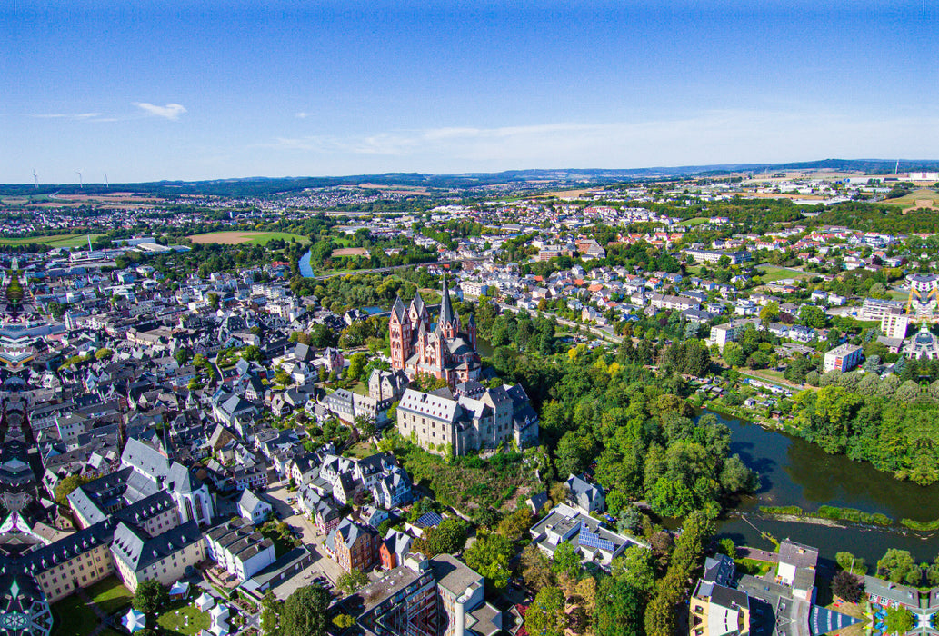 Toile textile haut de gamme Toile textile haut de gamme 120 cm x 80 cm dans Limburg an der Lahn avec cathédrale 