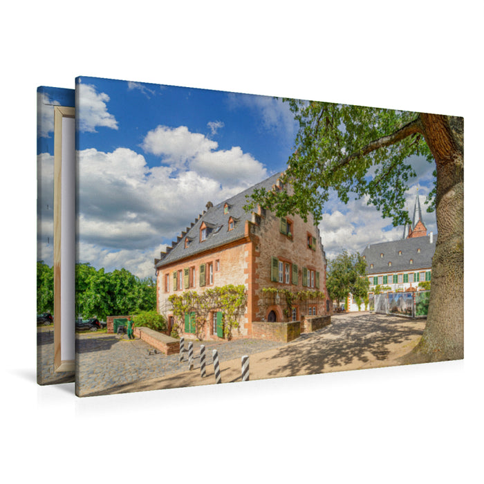Toile textile haut de gamme Toile textile haut de gamme 120 cm x 80 cm paysage Un motif du calendrier Impressions de Seligenstadt 