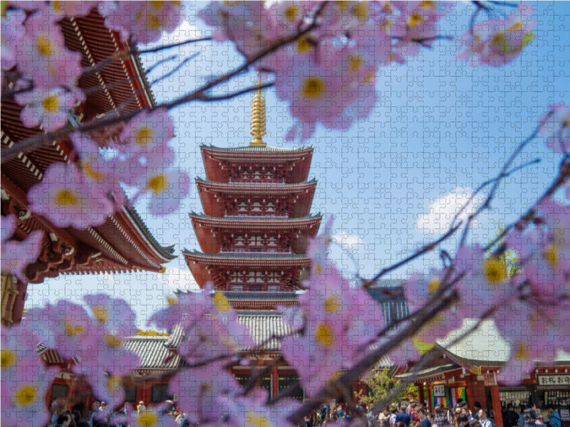 Tokio - Senso-Ji Tempel - CALVENDO Foto-Puzzle - calvendoverlag 39.99