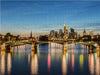 Skyline Frankfurt und Ignatz-Bubis-Brücke - CALVENDO Foto-Puzzle - calvendoverlag 39.99