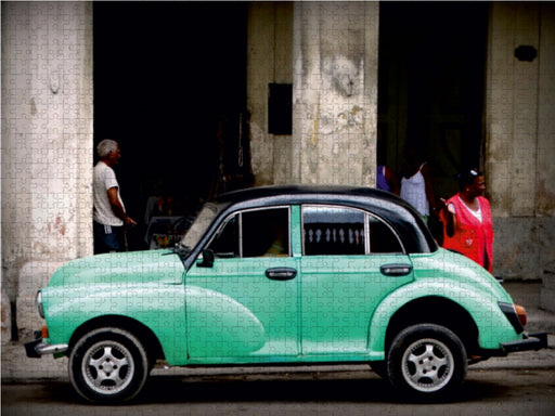 Morris Minor in Havanna - Ein Motiv aus dem Kalender "Auto-Legenden - British Classics" - CALVENDO Foto-Puzzle - calvendoverlag 29.99