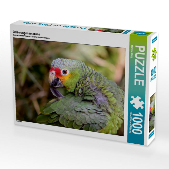 Gelbwangenamazone - CALVENDO Foto-Puzzle - calvendoverlag 29.99