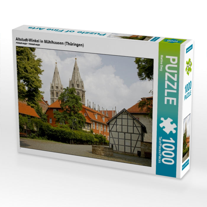 Altstadt-Winkel in Mühlhausen (Thüringen) - CALVENDO Foto-Puzzle - calvendoverlag 29.99