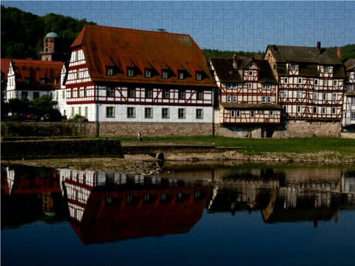 Marstall und Fachwerkhäuser in Rotenburg a.d. Fulda - CALVENDO Foto-Puzzle - calvendoverlag 29.99