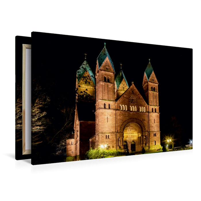 Premium Textil-Leinwand Premium Textil-Leinwand 120 cm x 80 cm quer Erlöserkirche