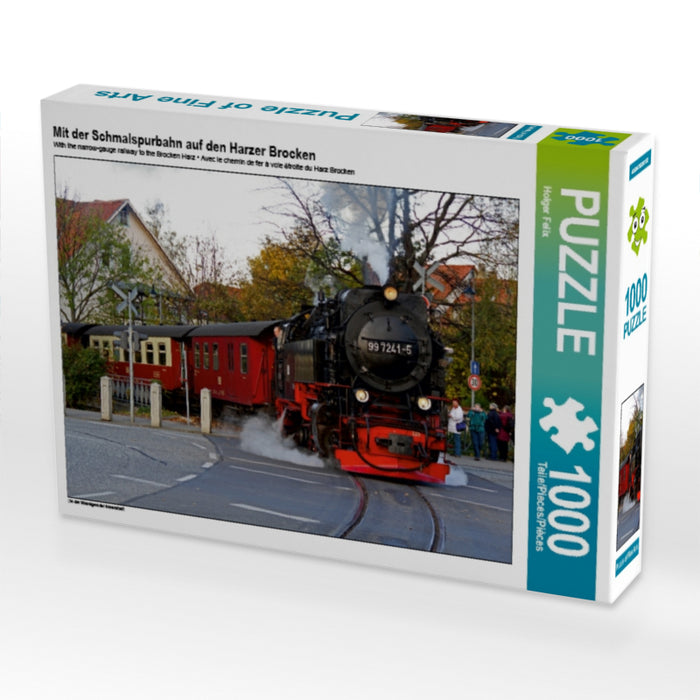 Mit der Schmalspurbahn auf den Harzer Brocken - CALVENDO Foto-Puzzle - calvendoverlag 29.99