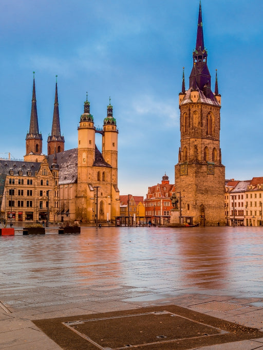 Halle am Morgen - CALVENDO Foto-Puzzle - calvendoverlag 29.99