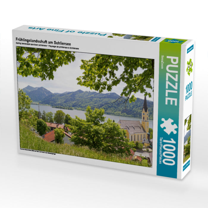 Frühlingslandschaft am Schliersee - CALVENDO Foto-Puzzle - calvendoverlag 29.99