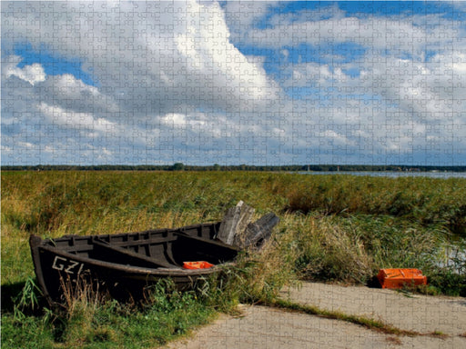 Sonne und Wolken am Bodden auf Rügen - CALVENDO Foto-Puzzle - calvendoverlag 29.99