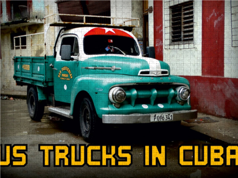 "US TRUCKS IN CUBA" - CALVENDO Foto-Puzzle - calvendoverlag 29.99