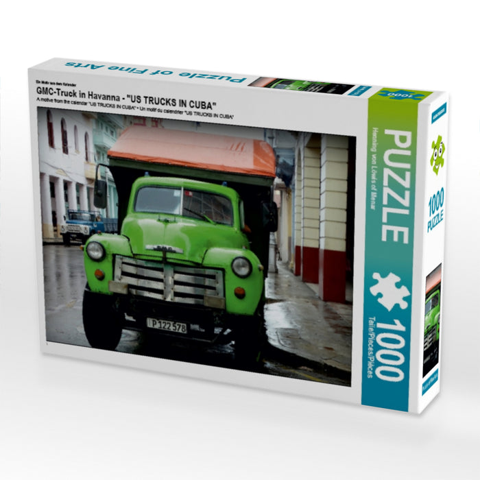 GMC-Truck in Havanna - Ein Motiv aus dem Kalender "US TRUCKS IN CUBA" - CALVENDO Foto-Puzzle - calvendoverlag 29.99