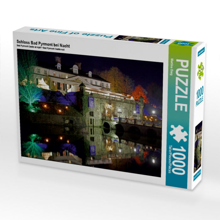 Schloss Bad Pyrmont bei Nacht - CALVENDO Foto-Puzzle - calvendoverlag 29.99