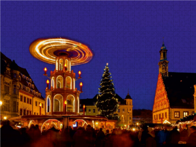 Weihnachtsmarkt Zwickau - CALVENDO Foto-Puzzle - calvendoverlag 29.99