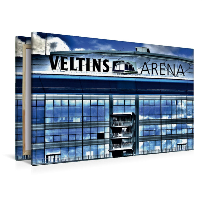 Premium Textil-Leinwand Premium Textil-Leinwand 120 cm x 80 cm quer Veltins Arena