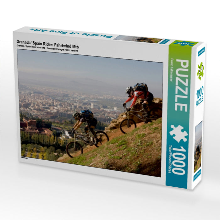 Granada/ Spain Rider: Fahrtwind Mtb - CALVENDO Foto-Puzzle - calvendoverlag 29.99