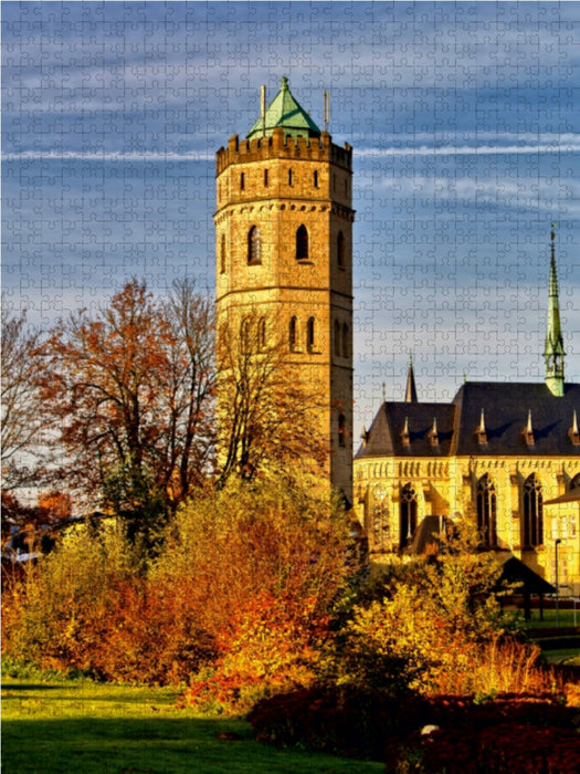 Wasserturm und Tilbecker Kapelle in Havixbeck - CALVENDO Foto-Puzzle - calvendoverlag 29.99