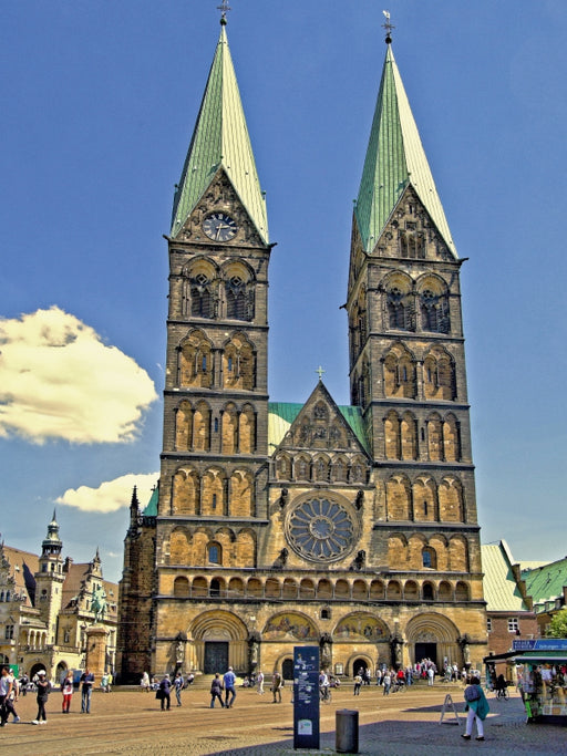 Bremen - St. Petri Dom, frühgotisches Gepräge des 13. Jahrhunderts - CALVENDO Foto-Puzzle - calvendoverlag 29.99