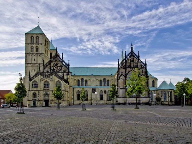 Münster - Der St. Paulus-Dom ist in seiner heutigen Gestalt ein Werk des 13. Jahrhunderts - CALVENDO Foto-Puzzle - calvendoverlag 29.99