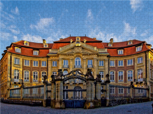 Münster - Der Erbdrostenhof wurde 1753 bis 1757 erbaut. Er ist Teil der Barockinsel an der Salzstraße - CALVENDO Foto-Puzzle - calvendoverlag 29.99